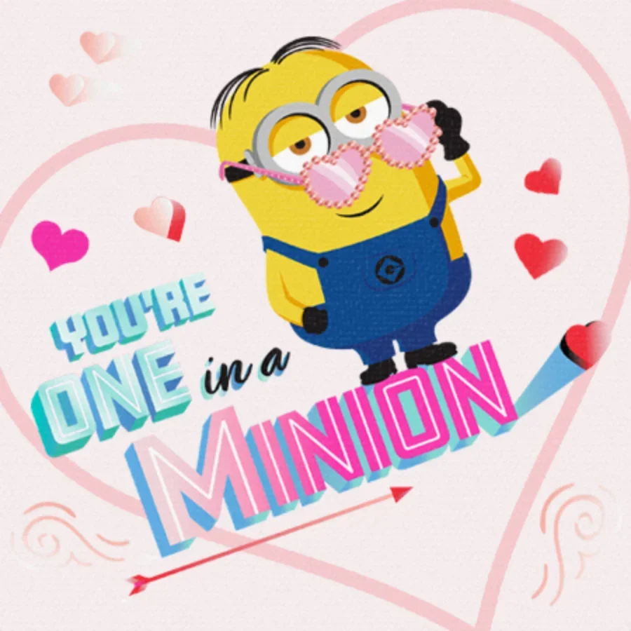 Minions | Happy Valentine card image
