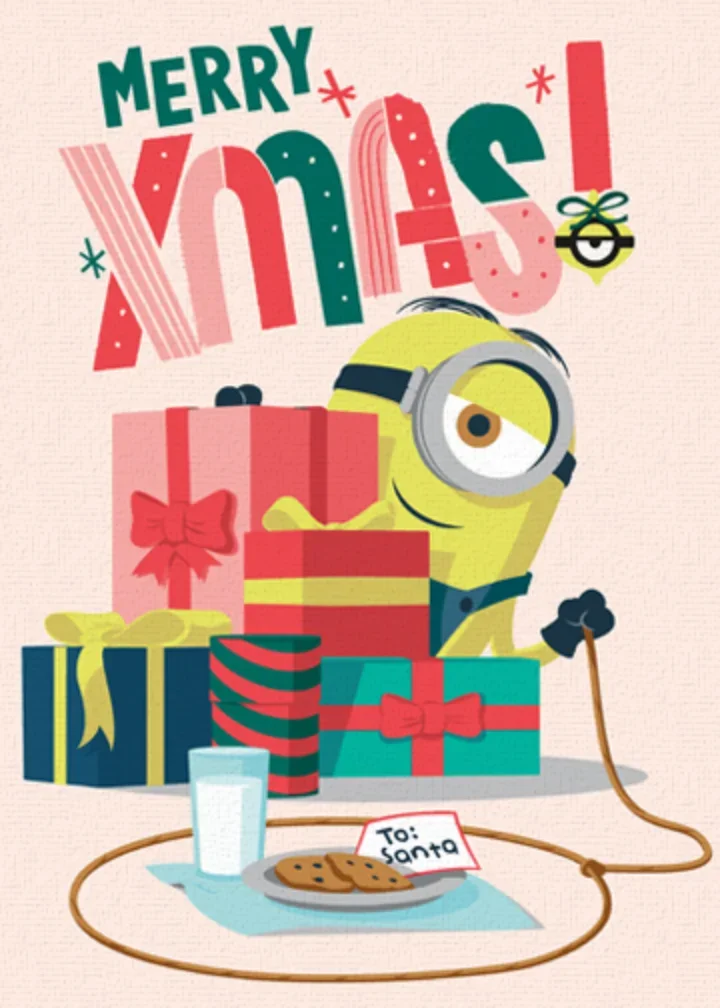 Minions | Christmas card image
