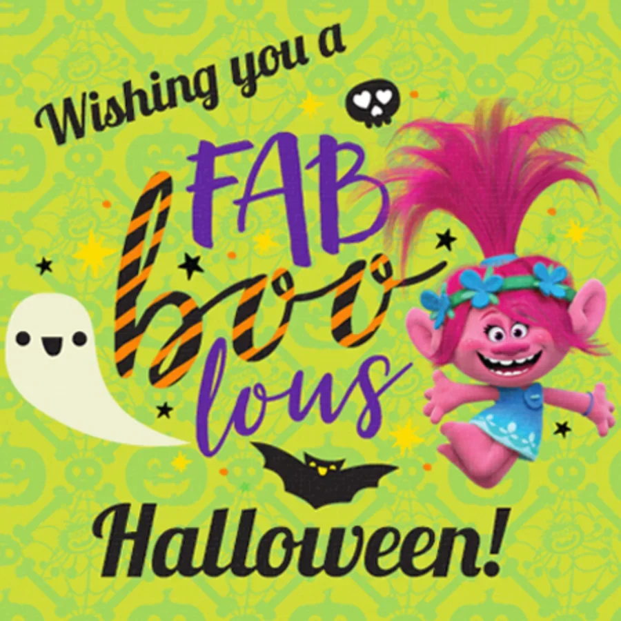 Trolls | Happy Halloween card image