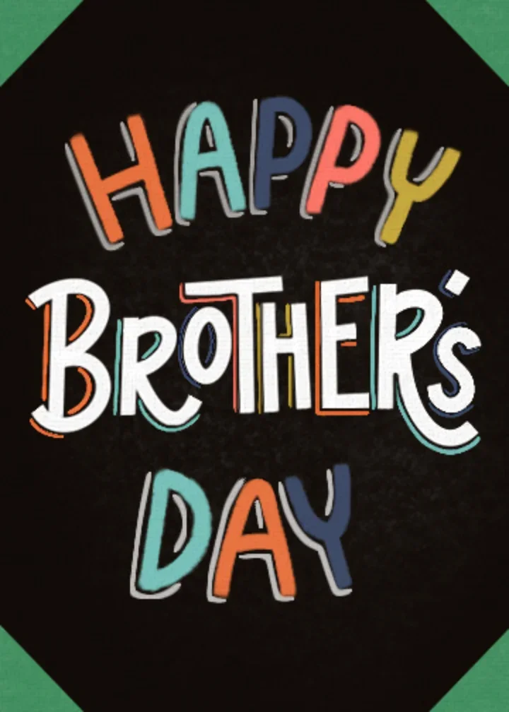 Brother's Day Type card image