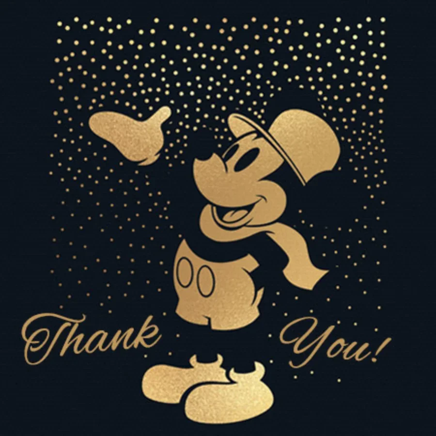 Nordic Mickey Thank You card image