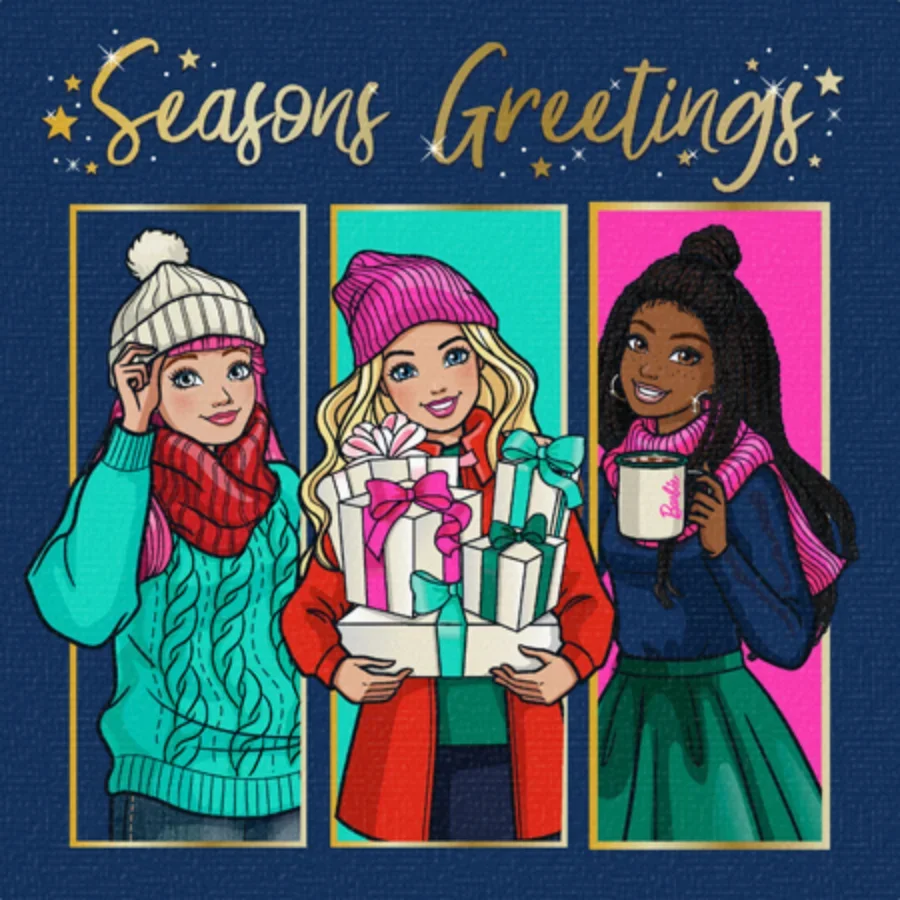 Barbie | Christmas Greetings card image