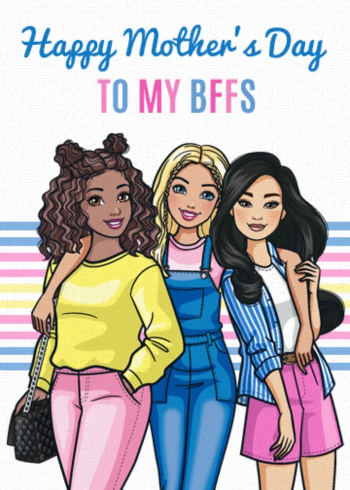 Barbie | Happy Mother's Day Friends card image