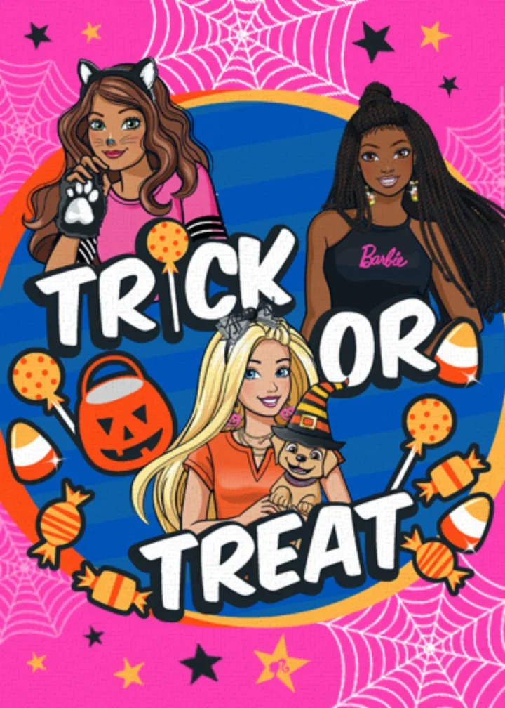 Barbie | Happy Halloween card image