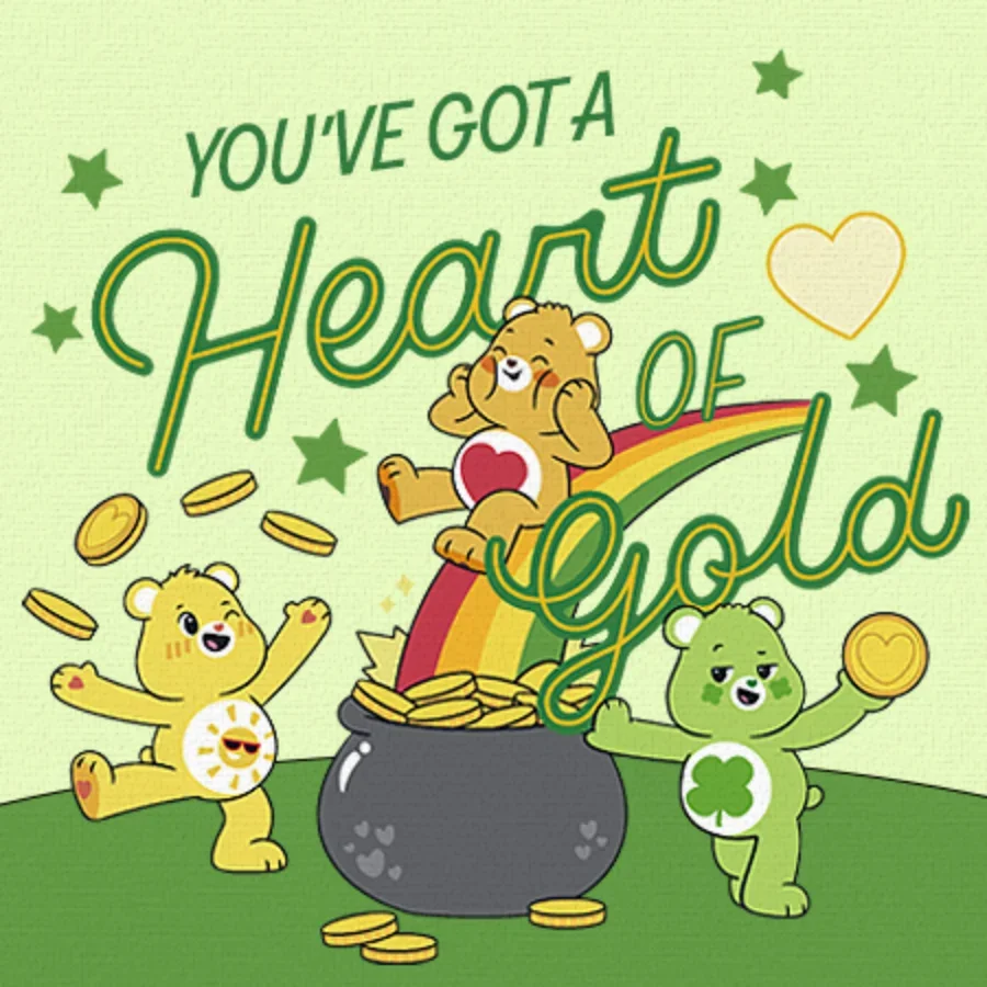 Care Bears | Happy St. Patrick's Day card image