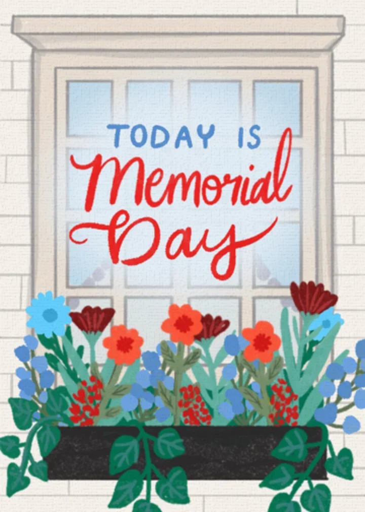 Memorial Day Planter card image