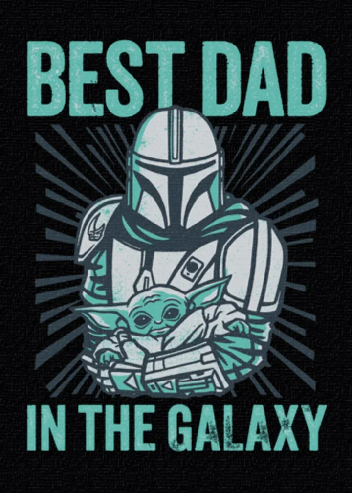 Mandalorian Father's Day card image
