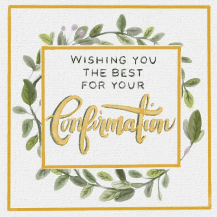 Confirmation card image