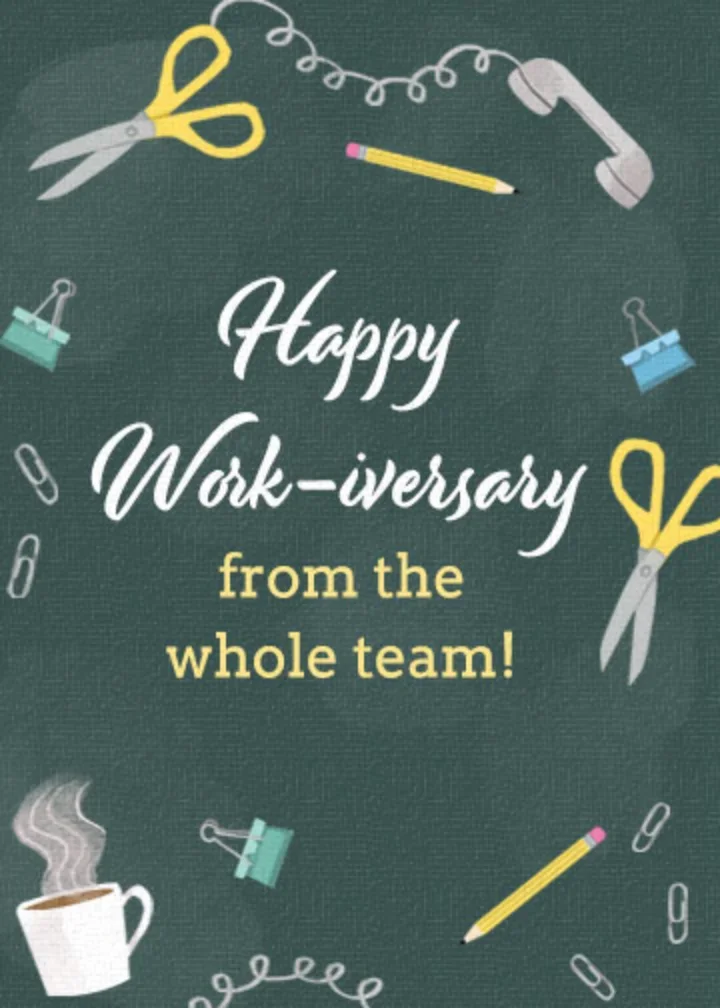 Happy Work-iversary card image