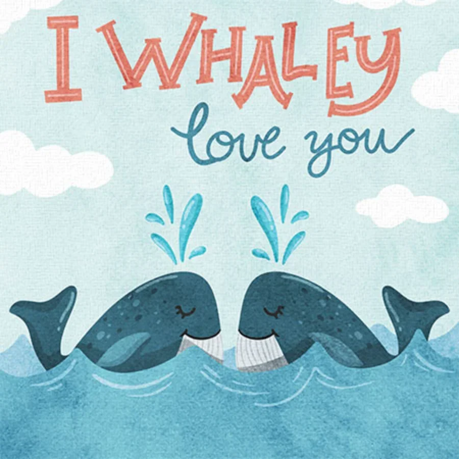 Whales Love card image