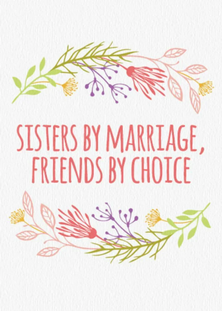 Sister-In-Law Friend card image
