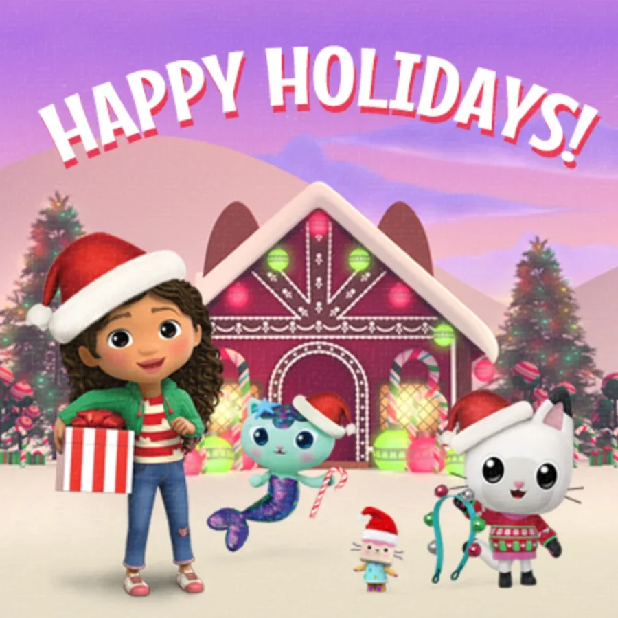 Gabby's Dollhouse | Holidays card image