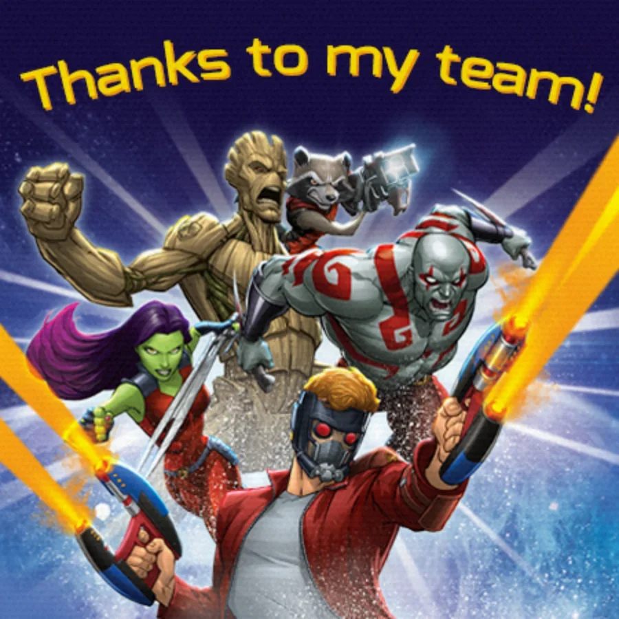 GOTG Thank You Team card image