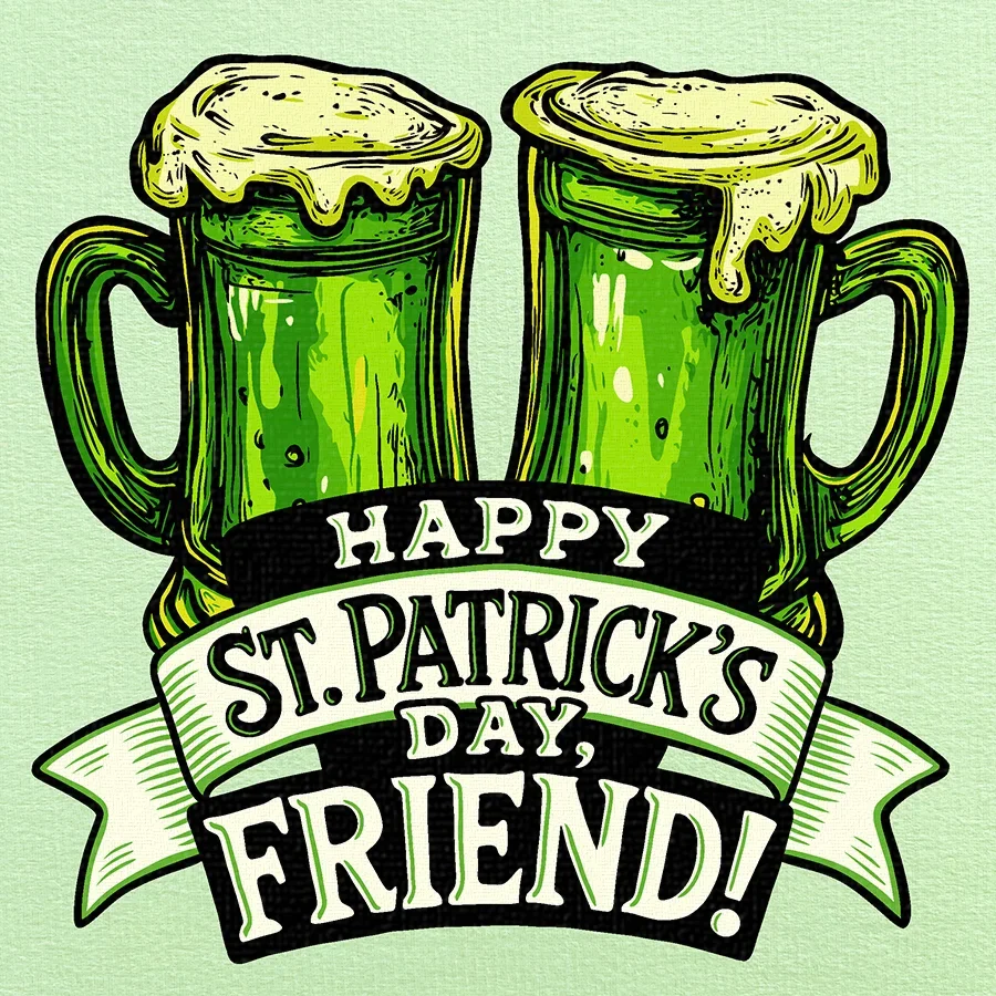 Happy St. Patrick's Day, Friend! card image