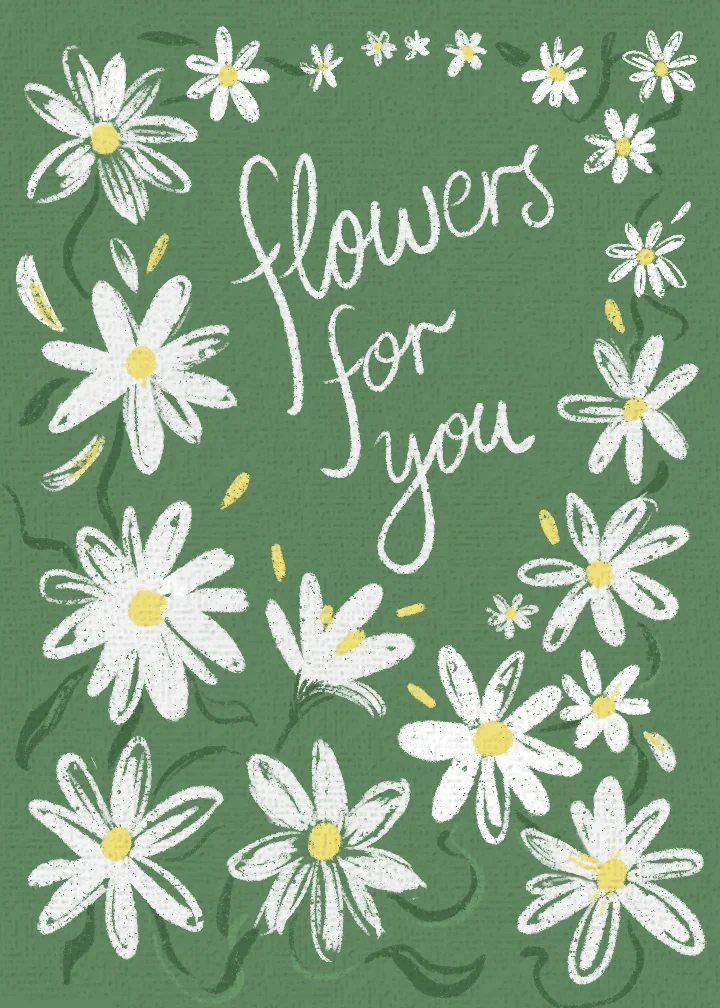 Spring Daisy card image