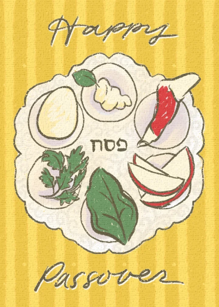 Seder Plate Scene card image