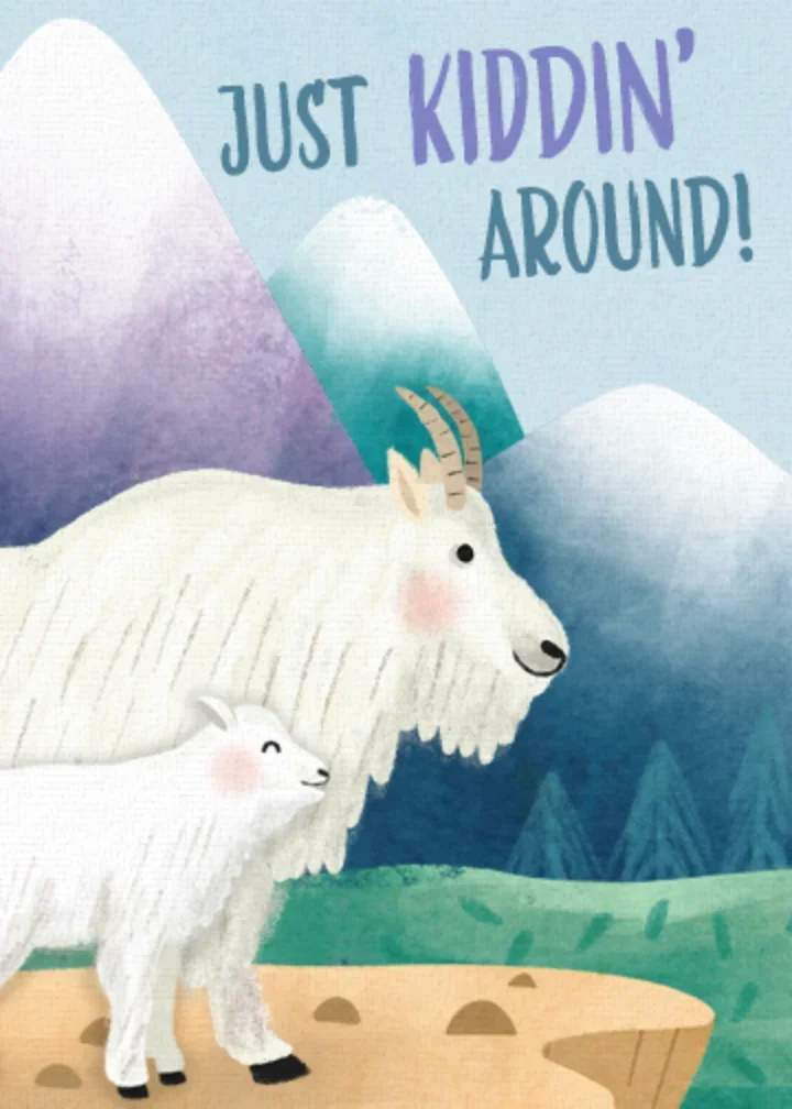 Just Kidding card image