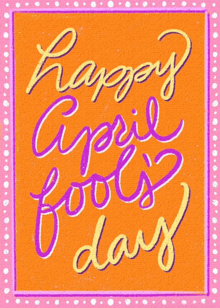 April Fools' Orange card image