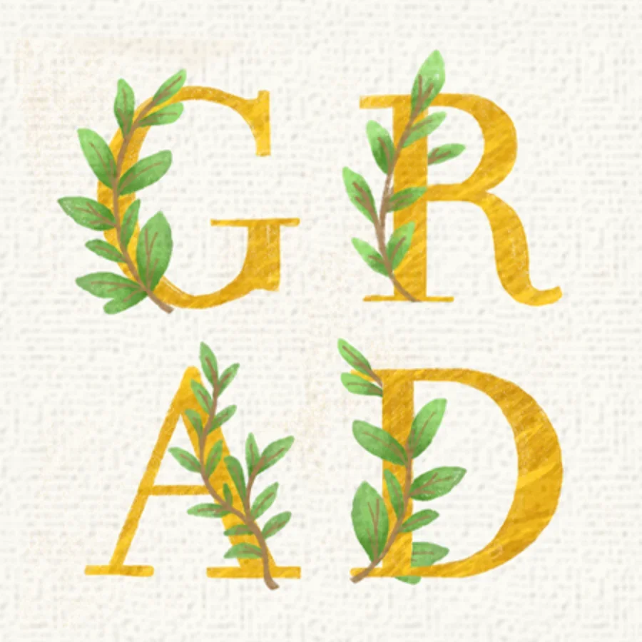 Grad Greenery card image