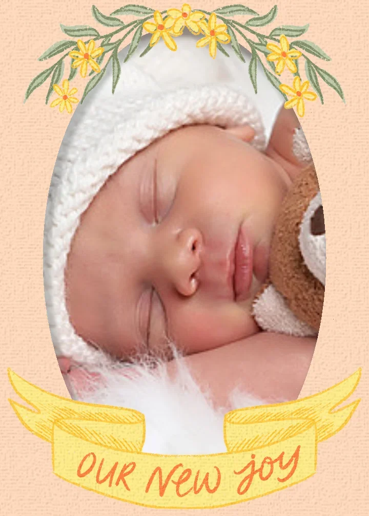 Faire Part Naissance card image