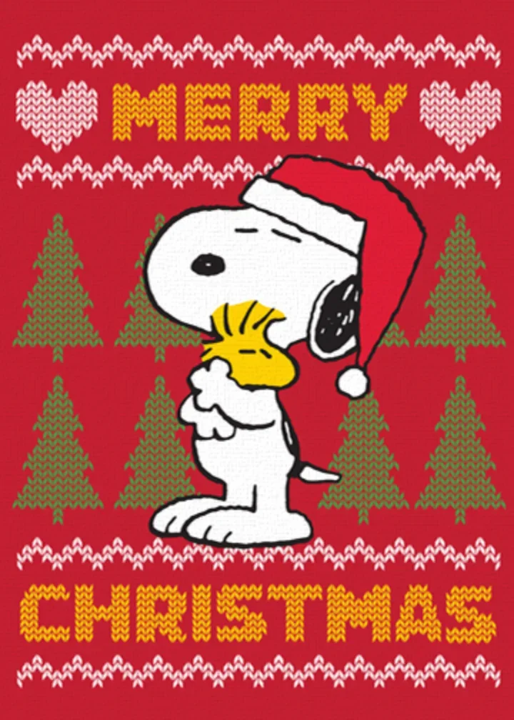 Peanuts | Christmas Sweater Stitch card image