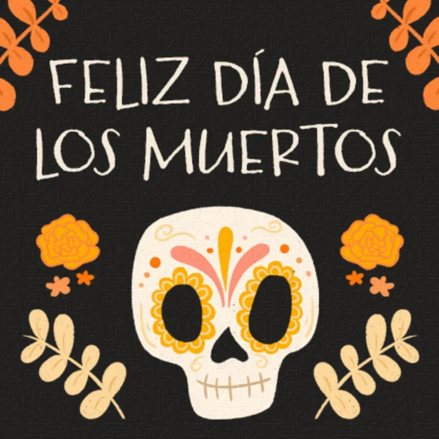 Sugar Skull & Florals card image