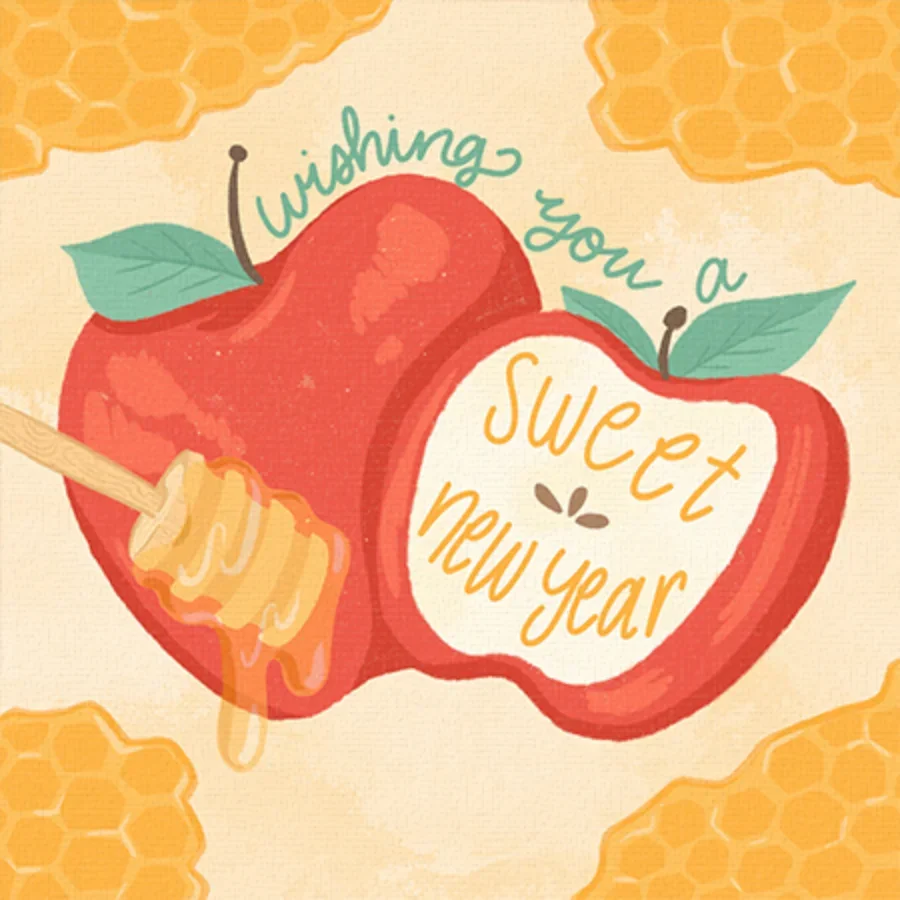 Rosh Hashanah Apple card image