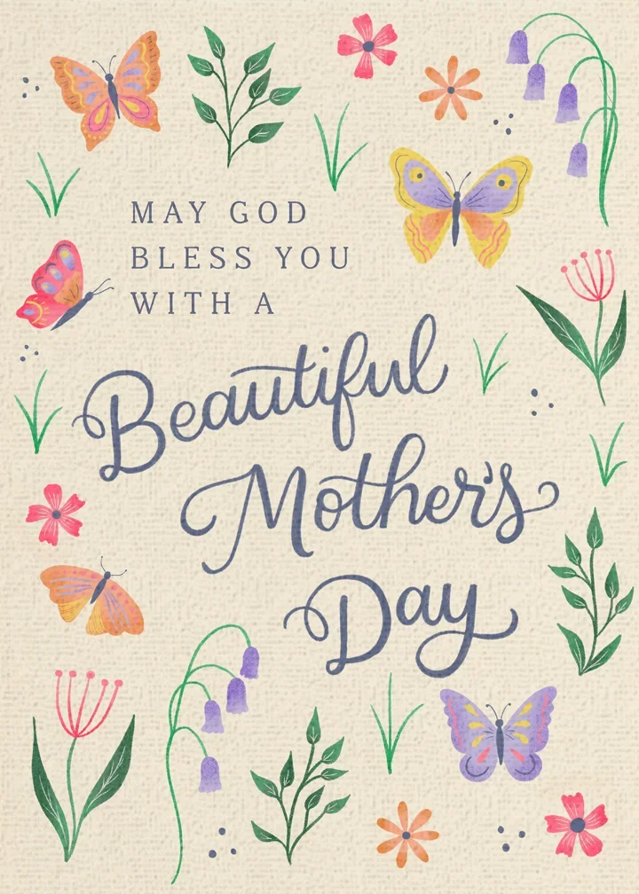 Religious Butterflies card image