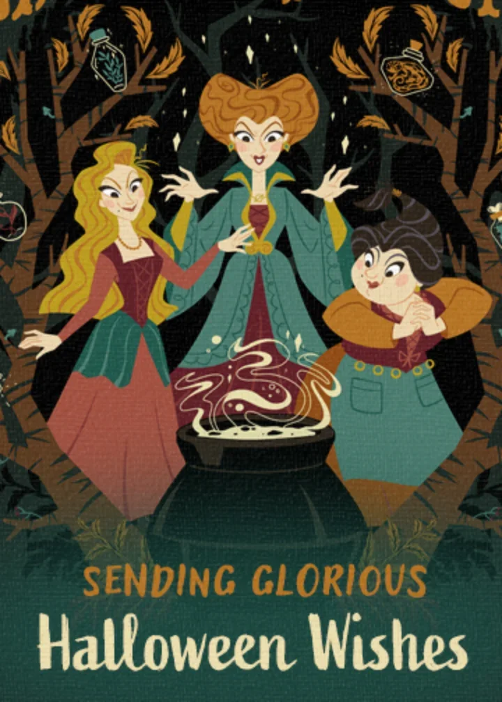 Hocus Pocus Halloween card image
