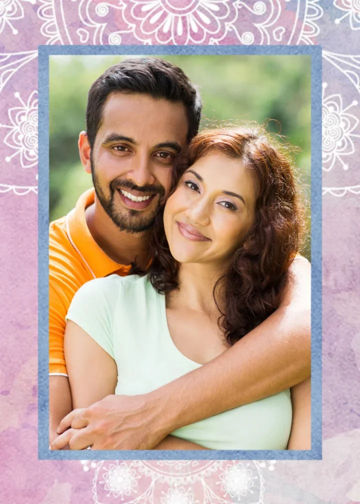 Watercolor Mandala card image