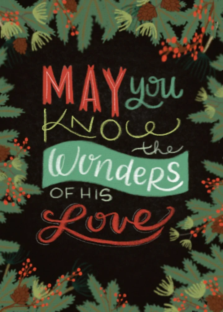 Wonder of His Love card image