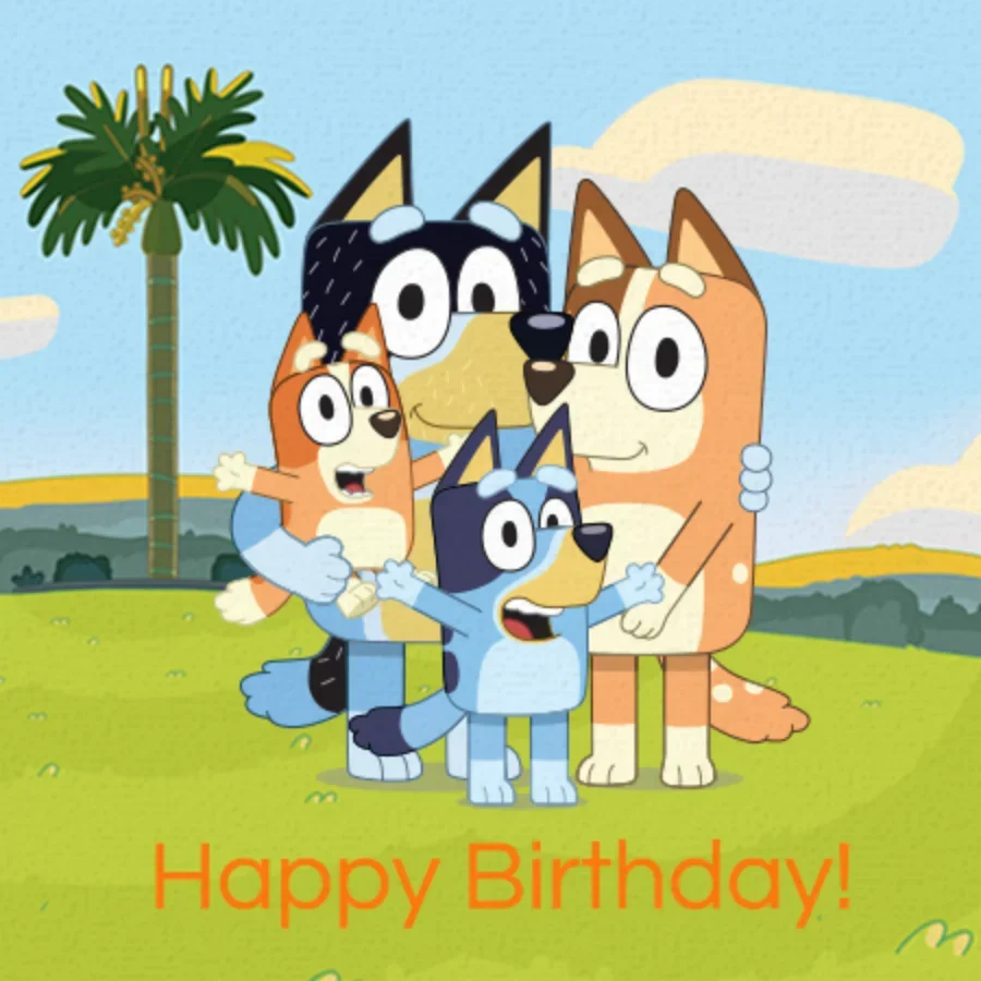 Bluey | Birthday card image