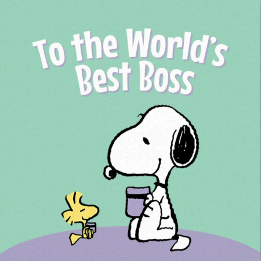 Peanuts | Boss's Day card image