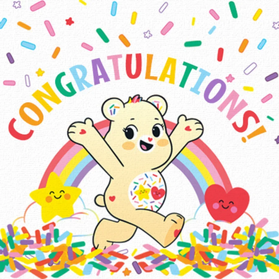Care Bears | Congratulations card image