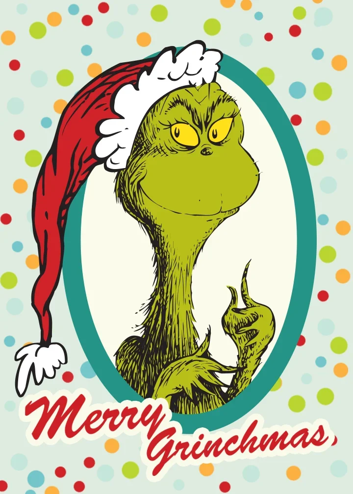 Dr. Seuss | Merry Grinchmas card image