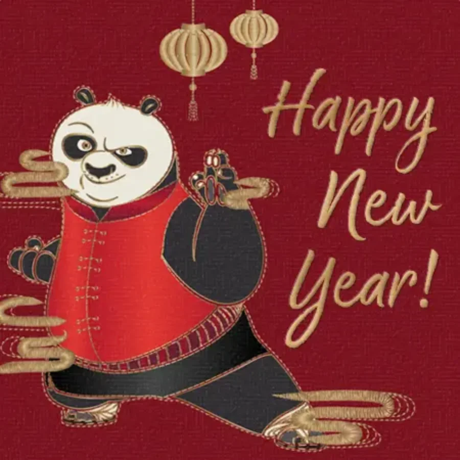 Kung Fu Panda | New Year card image