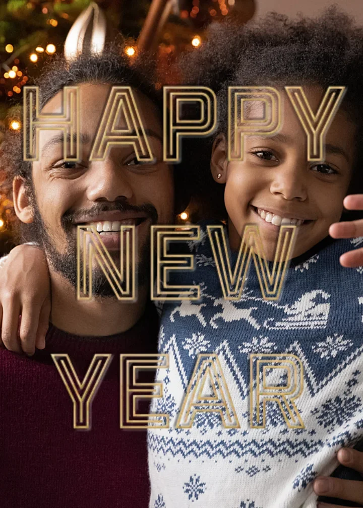 New Year's Photo Overlay card image