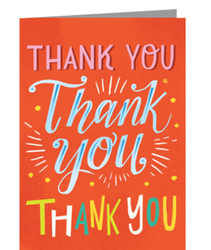 Thank You Thank You Thank You eCard