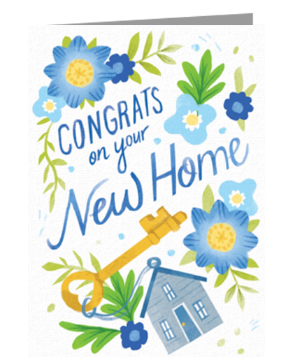New Home Floral eCard