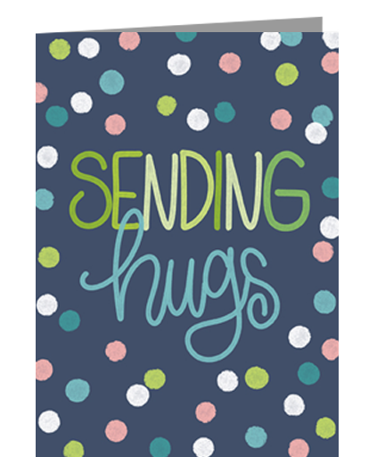 Sending Hugs Dots eCard