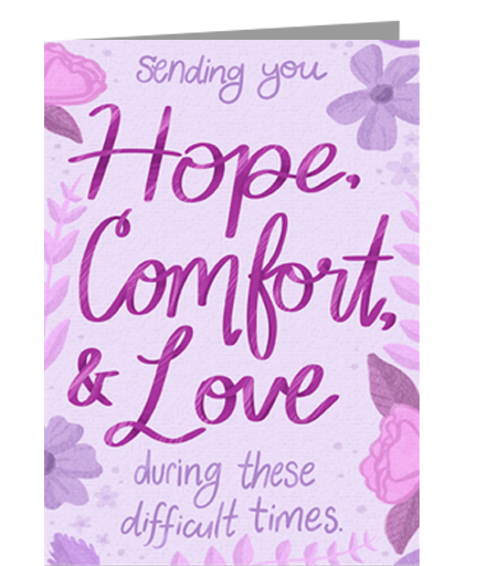 Difficult Times Floral eCard