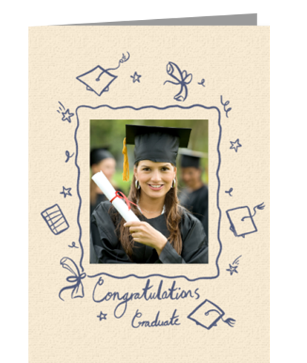 Grad Photo Illustrations eCard