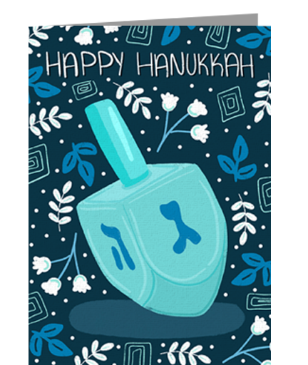 Hanukkah Dreidel eCard
