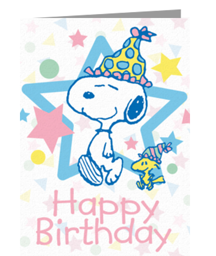 Peanuts | Birthday Star eCard